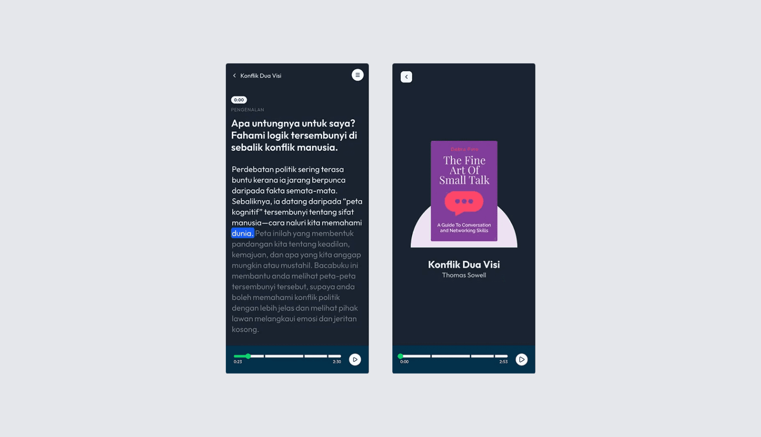 New Feature: Audiobook Player with Live Text Highlighting